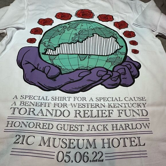 NWTs HOMME + FEMME Steve Wilson Western KY Tornado Relief Size Medium - Picture 3 of 6